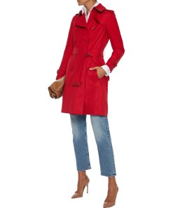 Burberry Chelsea Cotton Gabardine Trench Coat