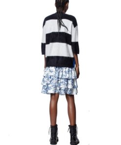 Zadig & Voltaire Joker Silk Tiered Skirt