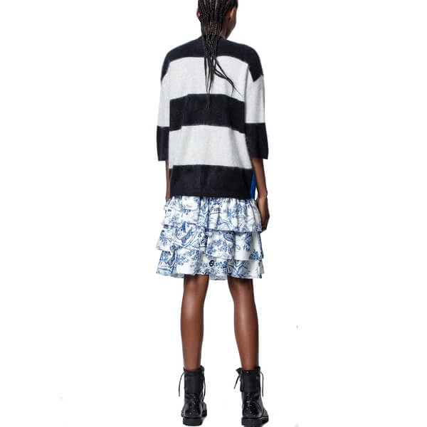 Zadig & Voltaire Joker Silk Tiered Skirt