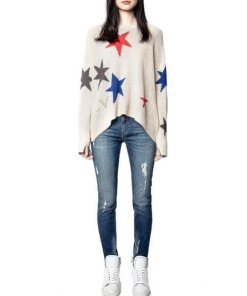 Zadig-Voltaire-Markus-Star-Cashmere-Sweater-beige