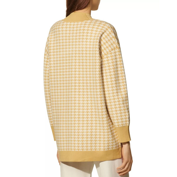 Sandro Dane Long Houndstooth Cardigan - Image 5