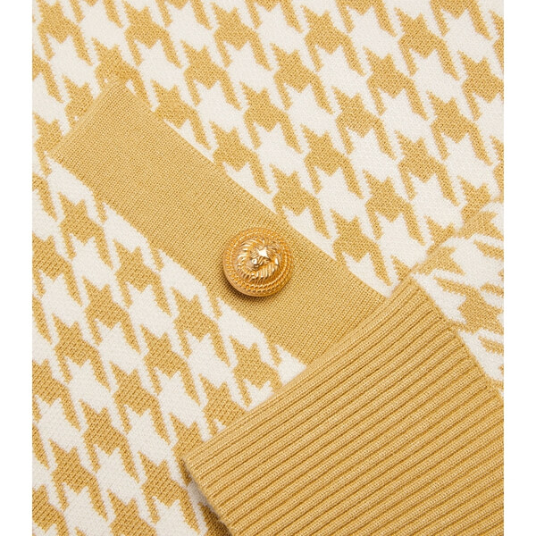 Sandro Dane Oversized Houndstooth Cardigan