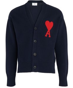 AMI Alexandre Mattiussi Ami De Coeur Cardigan – evaChic
