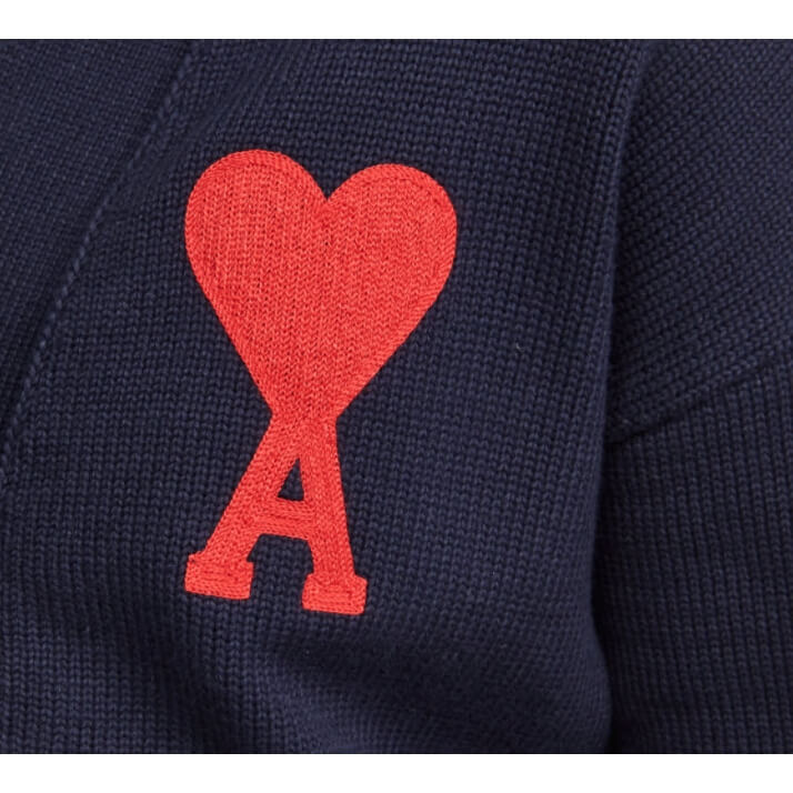 AMI Alexandre Mattiussi Ami De Coeur Cardigan – evaChic