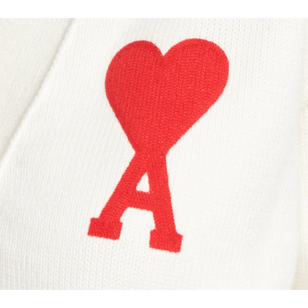 AMI Alexandre Mattiussi Ami De Coeur Cardigan - Image 8