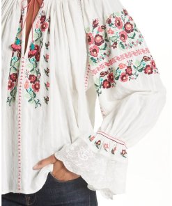 Ulla Johnson Devra Embroidered Blouse