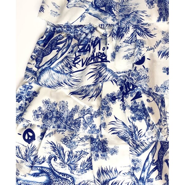 Zadig & Voltaire Joker Silk Tiered Skirt