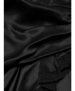 Alexanderwang.t Lace-Trim Draped Slip Dress