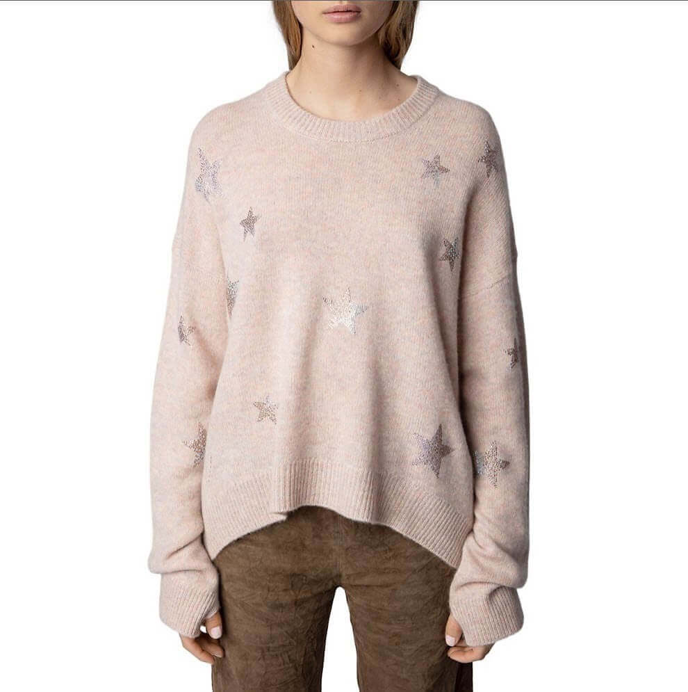 Zadig & Voltaire Markus Star Cashmere Sweater – evaChic