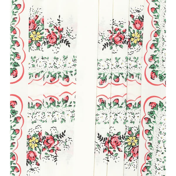 open lace back dress Juni Printed Poplin Dress in Green White Multi