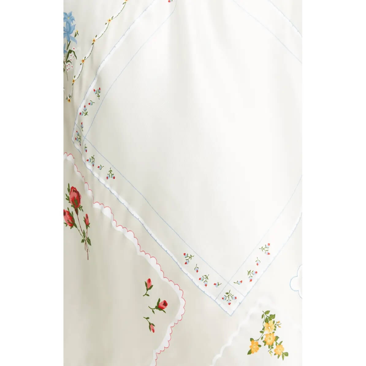white dress embroidered flowers Suzette White Floral Embroidered Midi Dress – Frock and Frill