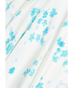 Ganni Floral Crêpe Wrap Dress