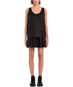 Prada Re-Nylon Jersey Tank Top