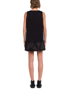 Prada Re-Nylon Jersey Tank Top
