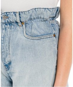 Miu Miu Paperbag Denim Shorts