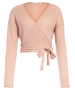 Reformation Cashmere Wrap Sweater