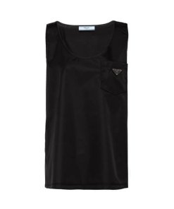 Prada Re-Nylon Jersey Tank Top