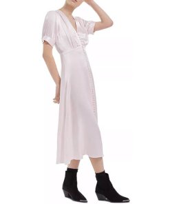 The-Kooples-Button-Front-Robe-Dress