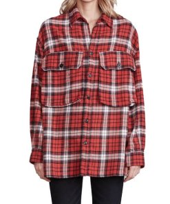 R13 Oversized Plaid Shirt