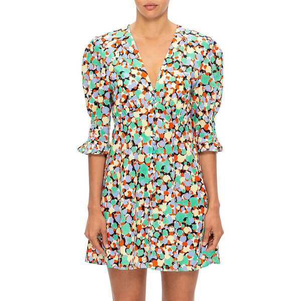 knee length dresses for ladies Micro Mini Dress in Fizz – RESA main image 1