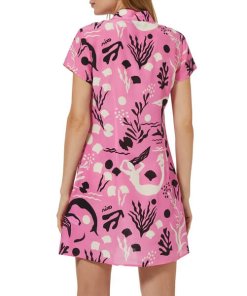 Rixo Lolita Mono Sea Life Mini Dress