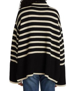 Totême Signature Stripe Turtleneck Sweater