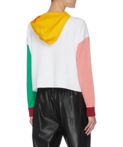 Alice + Olivia Oscar Stace Face Colorblock Hoodie
