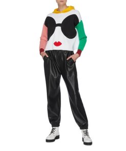 Alice + Olivia Oscar Stace Face Colorblock Hoodie