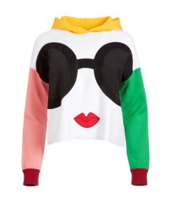 Alice + Olivia Oscar Stace Face Colorblock Hoodie