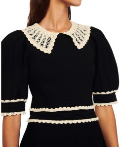 Sandro Evonna Knitted Mini Dress
