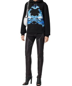 Burberry Poulter Shark-Print Oversized Cotton Hoodie