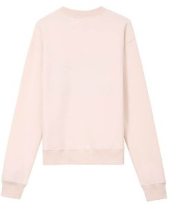 Sandro Stan Contrast Embroidered Slogan Sweatshirt