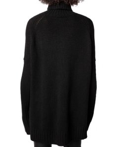 Zadig & Voltaire Alma Rock & Roll Merino Wool Turtleneck Sweater