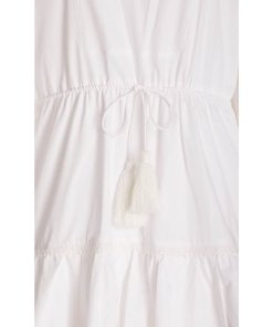 Alexis Daksha Puff-Sleeve Embroidered Cotton Mini Dress