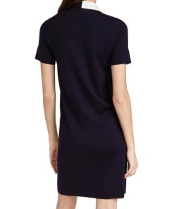 Tory Burch Short Sleeve Bow Sweater Dress