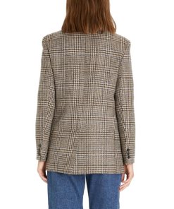 Max Mara Weekend Ondina Checked Wool Blazer