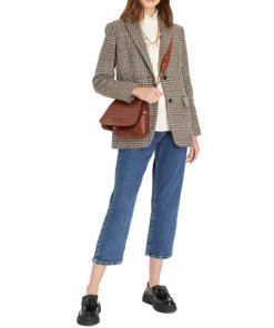 Max Mara Weekend Ondina Checked Wool Blazer