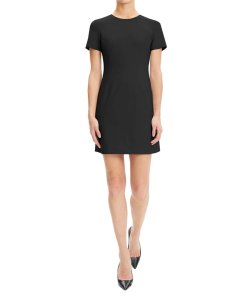 Theory-Jatinn-Short-Sleeve-Traceable-Wool-Suiting-Dress-