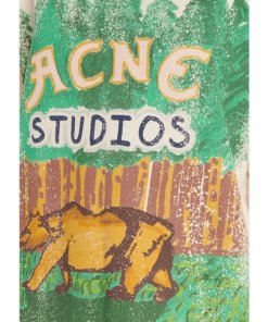 Acne Studios Grant Levy Edition Fikka Bear-Print Oversized Hoodie