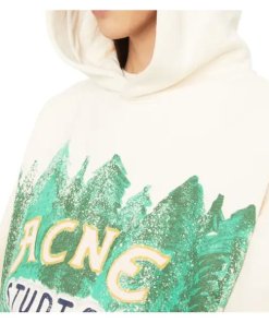 Acne Studios Grant Levy Edition Fikka Bear-Print Oversized Hoodie