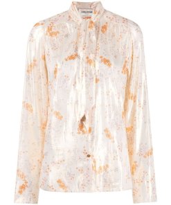 Zadig & Voltaire Tioly Metallic Spark Flowers Shirt