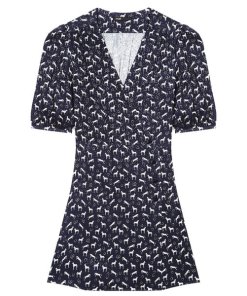 Maje Rampa Equestrian Print Dress