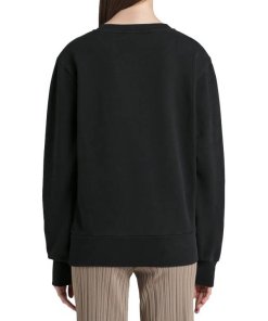 Acne Studios Beaded Face Patch Cotton Sweater