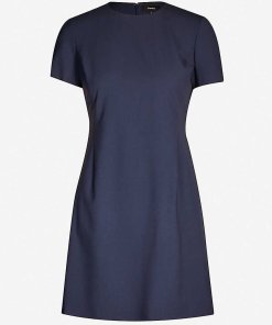 Theory-Jatinn-Short-Sleeve-Traceable-Wool-Suiting-Dress-