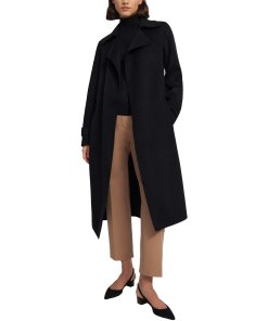 Theory Oaklane Long Cashmere Trench Coat