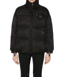 Prada Re-Nylon Gabardine Puffer Jacket