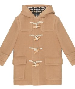 Burberry Kids Wool Duffle Coat