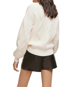 Maje Marna Ribbed Knit Sweater