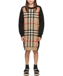 Burberry Kids Dianne Vintage Check Sweater Dress