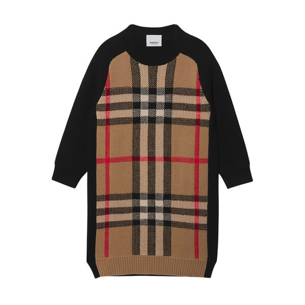 Burberry Kids Dianne Vintage Check Sweater Dress